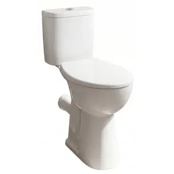 Twyford Alcona Close-Coupled WC White Ceramic/Vitreous China Dual Flush (4L/2.6L)